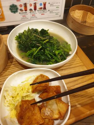 Water spinach stir fry at Saijiki - 咲璽季 in Osaka