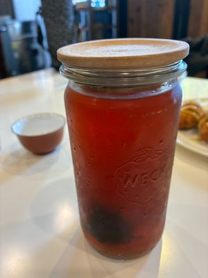 Roselle beverage at Saijiki - 咲璽季 in Osaka