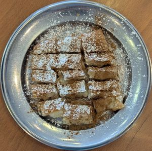 Cream Bougatsa at Bougatsa Iordanis in Crete