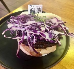 Cheesebaoger minus the cheese and aioli   at Da Bao - 打包 in Kuala Lumpur