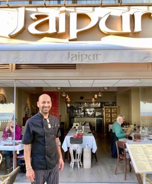 Owner and Master Chef, Virender Thakur at Jaipur Indian Restaurant in Marbella