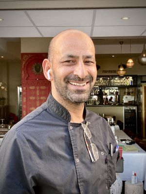 Owner & Master Chef, Virender Thakur  at Jaipur Indian Restaurant in Marbella