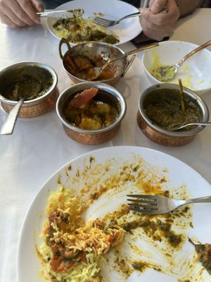 Totally forgot to take a photo on our first visit. Got distracted by the delicious smells on the second visit so was almost finished when I remembered to take a pic!  at Jaipur Indian Restaurant in Marbella