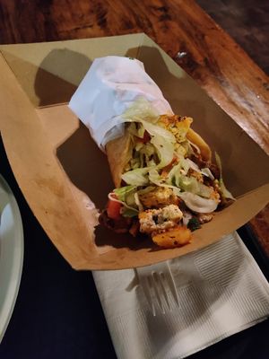 Tofu Mushroom Taco at Pokez in San Diego