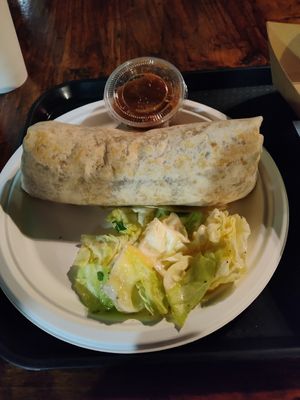 Vegan Chorizo Burrito at Pokez in San Diego