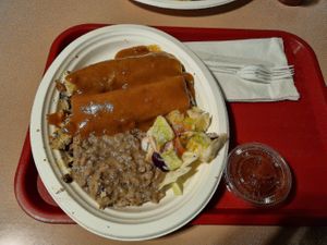 Enchilladas at Pokez in San Diego