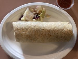 Giant vegan burrito!  at Pokez in San Diego