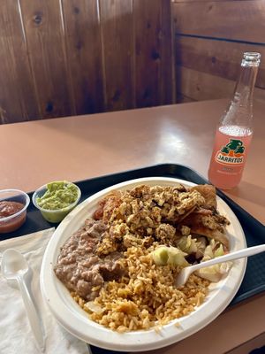 Chilaquiles with tofu. So much flavor.  at Pokez in San Diego