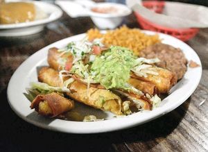 potato flautas  at Pokez in San Diego