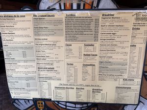 Menu  at Pokez in San Diego