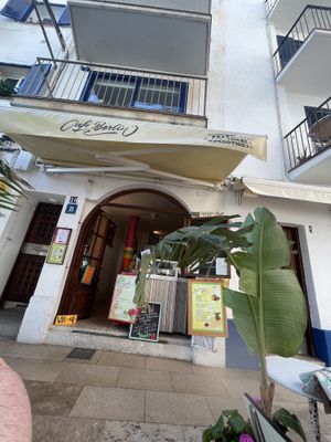 Café  at Café Berlin in Sitges