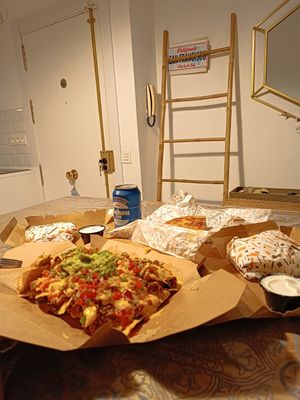 Nachos Tex-Mex at Rúkula Vegan Food in Malaga