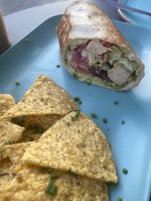 Tzatziki wrap  at Rúkula Vegan Food in Malaga