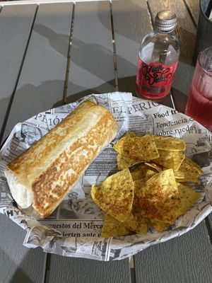Burrito Chili “con carne”   at Rúkula Vegan Food in Malaga