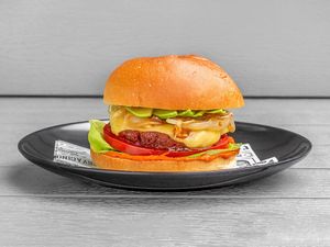 Burger Ibérica at Rúkula Vegan Food in Malaga