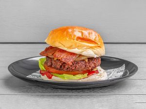 Burger bbq at Rúkula Vegan Food in Malaga