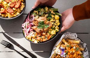 Poke  bolw at Rúkula Vegan Food in Malaga