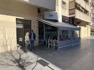 Outside and the inside!?   at Rúkula Vegan Food in Malaga