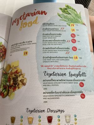 Menu  at Ohkajhu Organic Restaurant in Pattaya