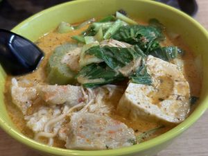 Laksa   at Ji Xiang Vegetarian Handmade Yong Tau Foo - 吉祥手工素酿豆腐 in Northeast Singapore