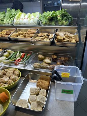   at Ji Xiang Vegetarian Handmade Yong Tau Foo - 吉祥手工素酿豆腐 in Northeast Singapore