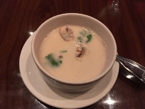 coconut soup at L'Thai Organic Restaurant - West in Smyrna