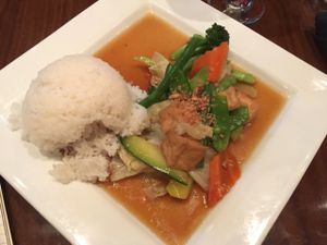 veggie & tofu lunch at L'Thai Organic Restaurant - West in Smyrna