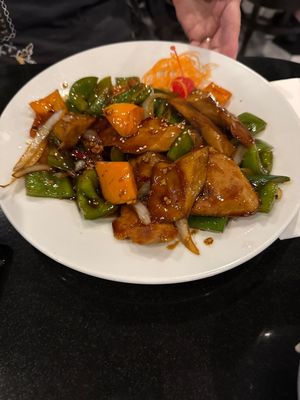 Spicy chicken  at Kiko Japanese Cuisine in Winter Springs