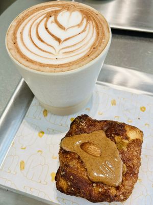 Praline chocolate hot drink   at Buddy Buddy in Paris