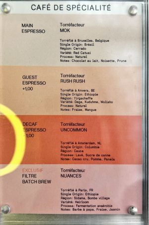 Coffee  at Buddy Buddy in Paris