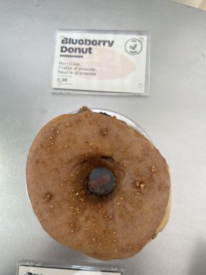 Blueberry donut  at Buddy Buddy in Paris