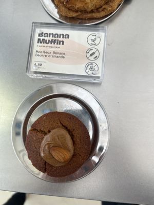Banana muffin  at Buddy Buddy in Paris