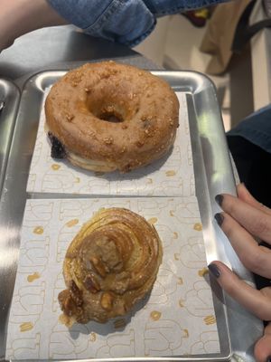 Cruffin + donut   at Buddy Buddy in Paris