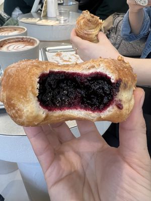 Inside donut   at Buddy Buddy in Paris