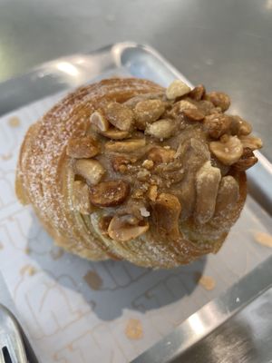 Peanut cruffin (5,50€)  at Buddy Buddy in Paris