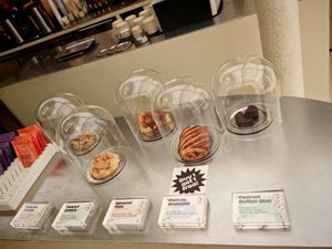 Pastries choices at Buddy Buddy in Paris