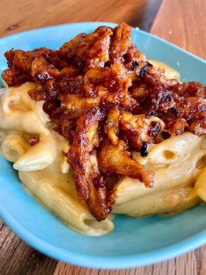 Soy Curl Hot Mess. Vegetarian at Girls Gone BBQ in Fayetteville