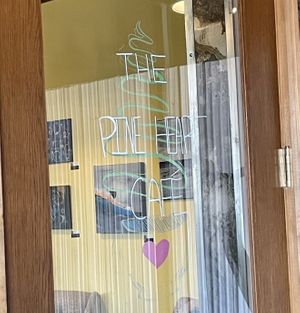 Door  at The Pine Heart Café in Spokane