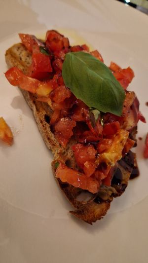 Bruschetta at Oásis da Lagoa in Vila Nova De Santo Andre