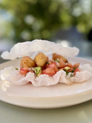 Shrimps  at Oásis da Lagoa in Vila Nova De Santo Andre
