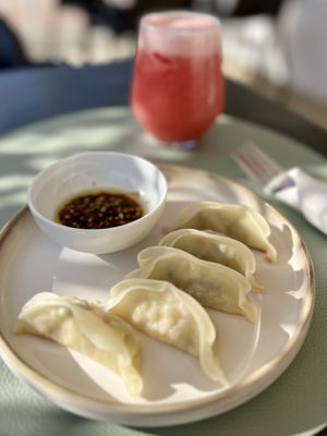 Dumplings   at Oásis da Lagoa in Vila Nova De Santo Andre