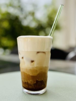 Iced Latte  at Oásis da Lagoa in Vila Nova De Santo Andre