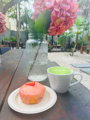 Strawberry chocolate fudge   at The Better Donut - temporarily closed in Tulum