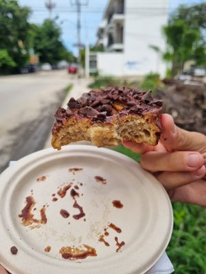 Gluten free donut  at The Better Donut - temporarily closed in Tulum