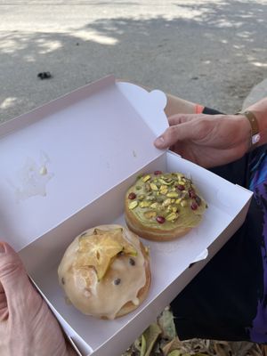 Passion fruit, pistachio pomegranate   at The Better Donut - temporarily closed in Tulum