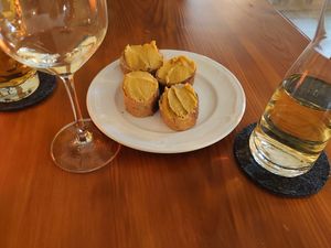 Greetings from the kitchen at Restaurant 7 Raben in Bad Duerkheim