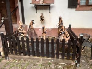 Outside decor at Restaurant 7 Raben in Bad Duerkheim