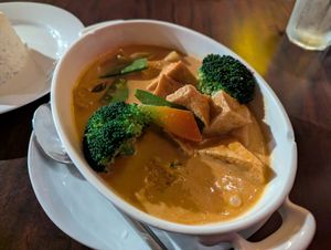 Panang Curry with Tofu at Thai On The Beach in Fort Lauderdale