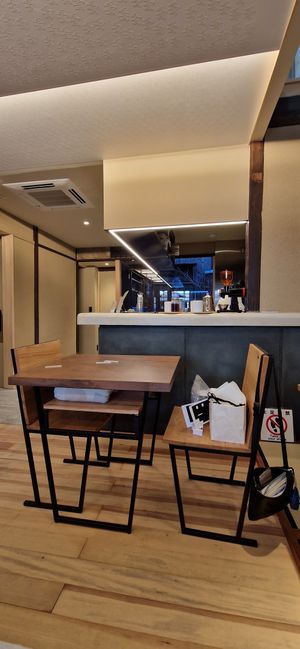 Blick in die Küche at Cafe Gallery Sun 燦 in Kyoto