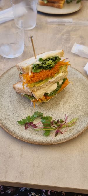 Avocado sandwich !!! So good! at Cafe Gallery Sun 燦 in Kyoto